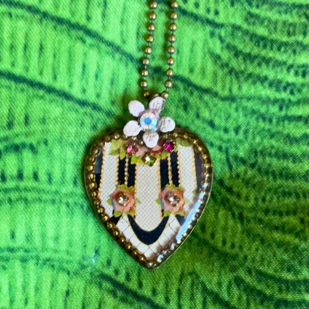Lovely Michal Negrin Heart Necklace